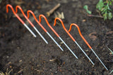Vargo Titanium Tent Stake with Orange Head (6-Pack)
