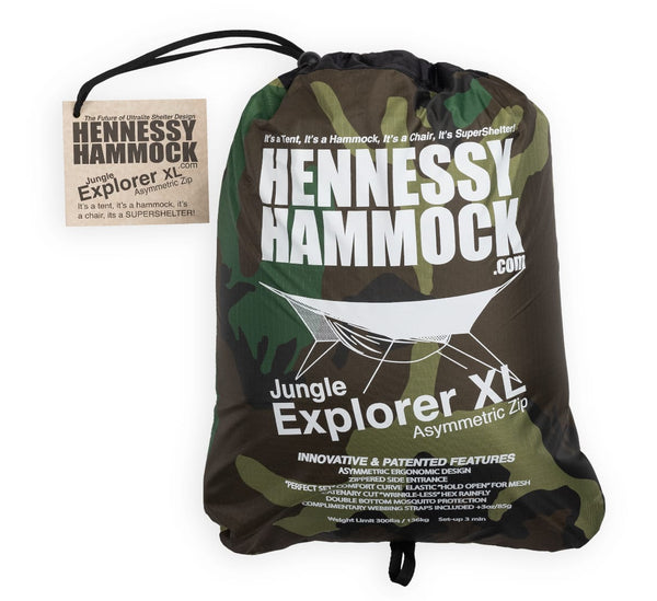 Jungle Explorer Zip XL Woodland Hennessy Hammock EU